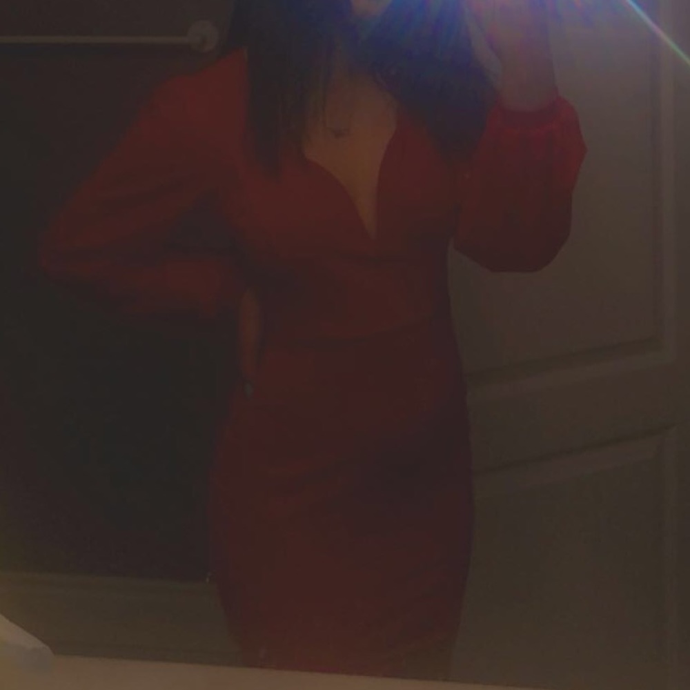 Red dress